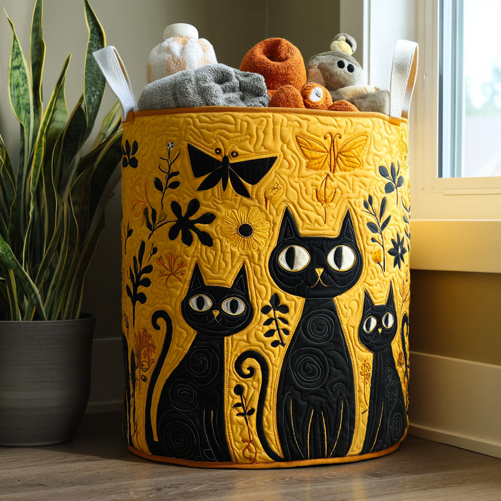 Katt | Håndlaget vaskekurv