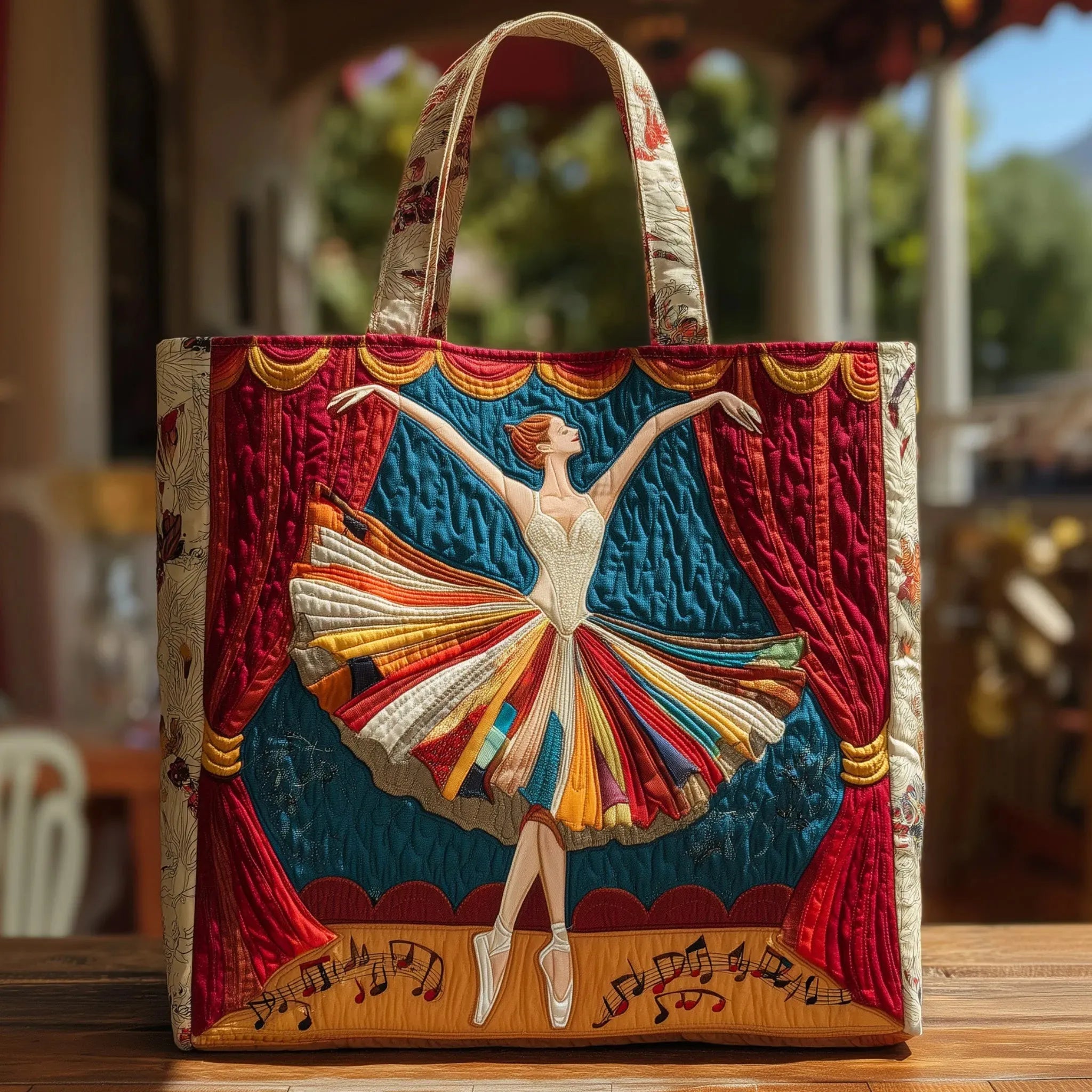 Elegant quiltet veske