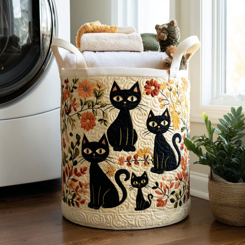 Katt | Håndlaget vaskekurv