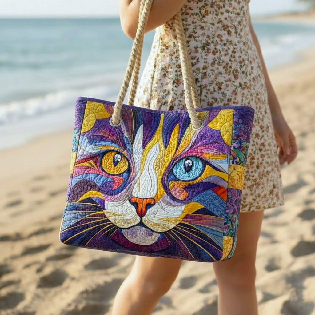 Håndlaget strandveske | Catitude